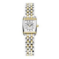 Thumbnail for Herbelin Art Deco Ladies Two-Tone Rectangle Watch 17438BT22