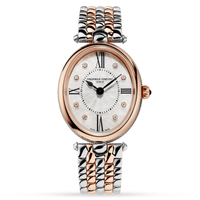Thumbnail for Frederique Constant Ladies Watch Art Deco Oval Steel Rose Gold FC-200RMPW2V2B