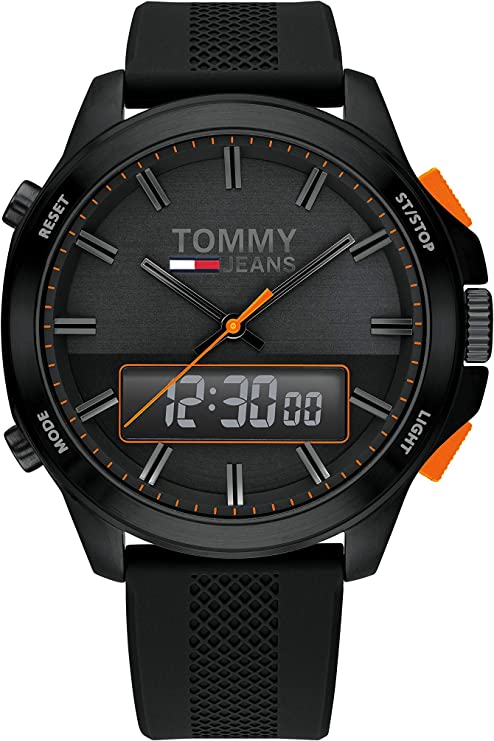 Tommy Hilfiger Men's Watch Analogue/Digital Black 1791763