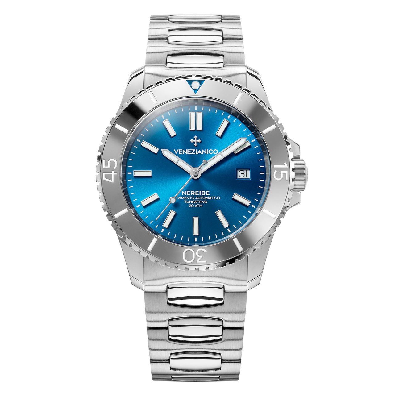 Venezianico Automatic Watch Nereide Tungsteno Blue 4521501C