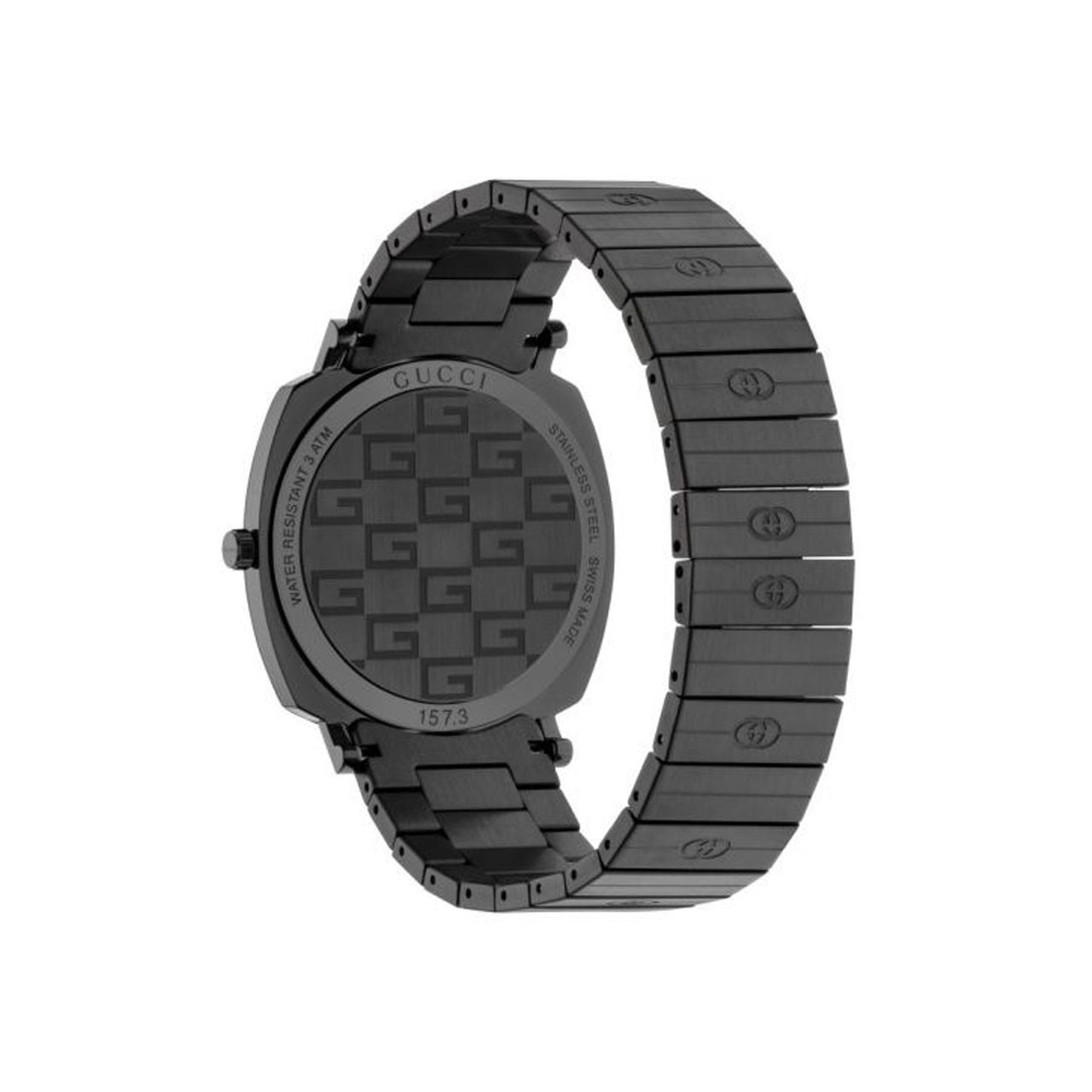 Gucci Watch Grip 38mm Black PVD YA157429