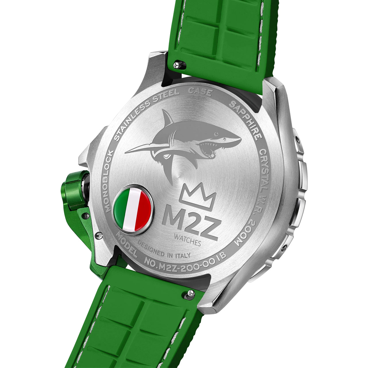 M2Z Men's Watch Diver 200 Green 200-001B