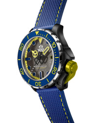 Thumbnail for M2Z Men's Watch Diver 200 Blue/Yellow 200-006B