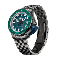 Thumbnail for M2Z Men's Watch Diver 200 Plated Bracelet Teal 200-011X