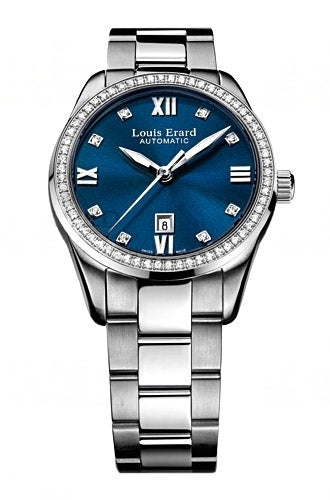 Louis Erard Heritage Chronograph Automatic Blue Dial Men's Watch  78259AA23.BDC36