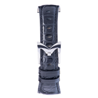 Thumbnail for Gagà Milano Manuale 40mm Black Alligator Leather Watch Strap