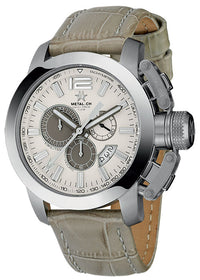 Thumbnail for Metal.ch Men's Chronograph Watch 44MM Date Grey 2132.44