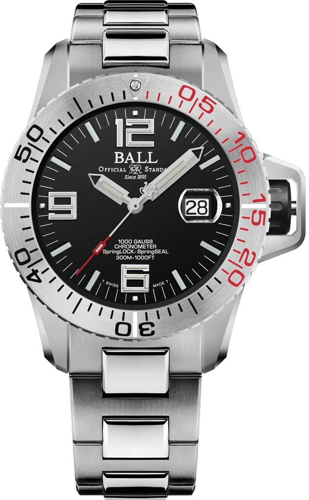 Ball Men's Watch EOD Black Silver DM3200A-S1C-BK
