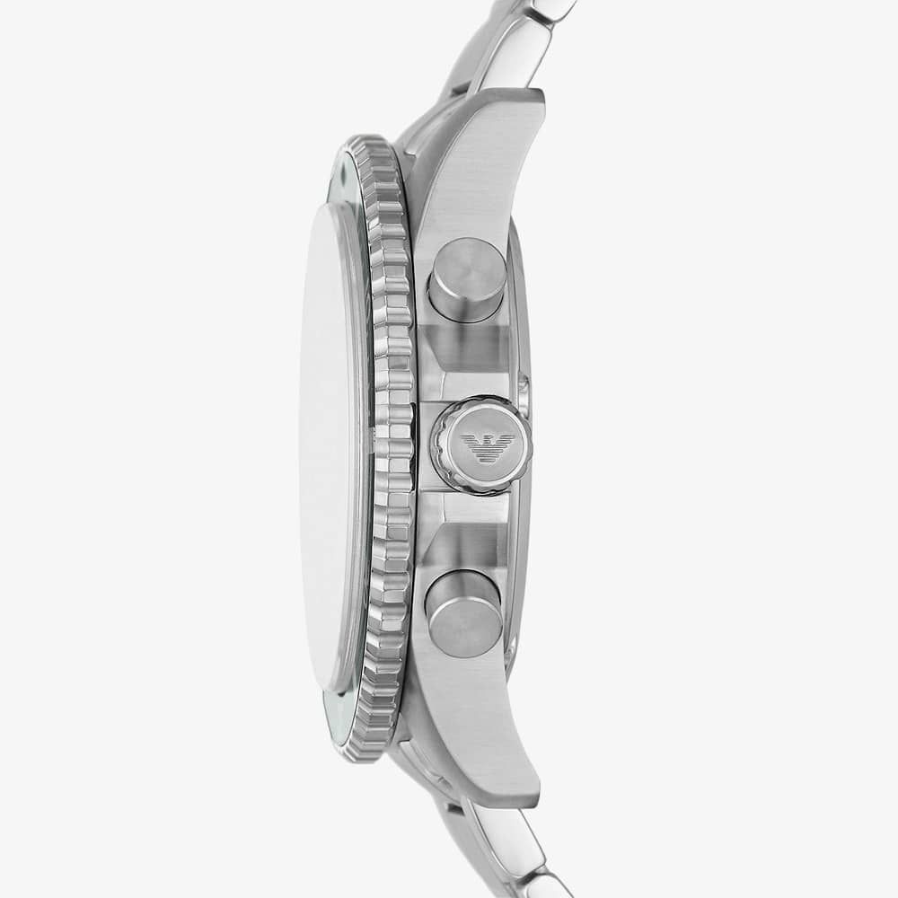 Emporio Armani Men's Watch Diver Chronograph 43mm Green AR11500