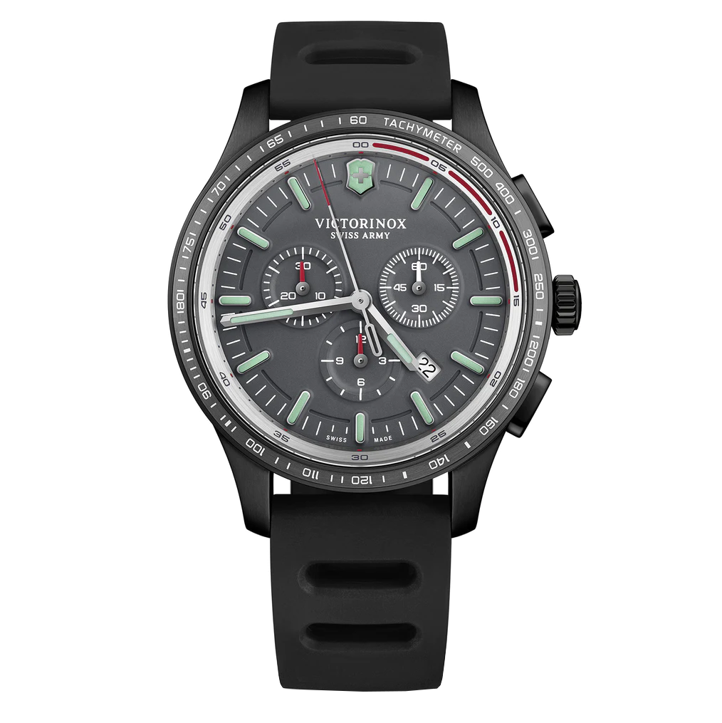 Victorinox Men's Watch Chronograph Alliance Sport Black PVD 241818