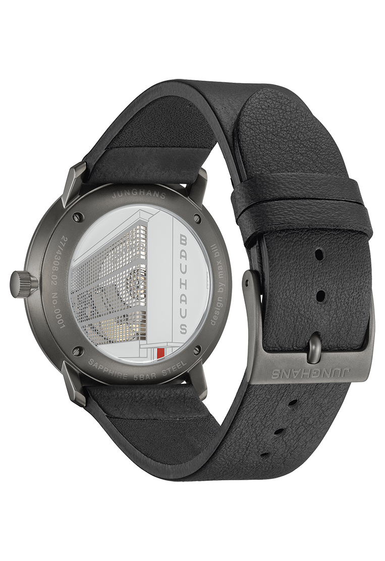 Junghans Max Bill Automatic Bauhaus Men's Black Watch 27/4308.02