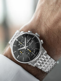 Thumbnail for Junghans Meister Chronoscope Men's Black Watch 27/4429.47