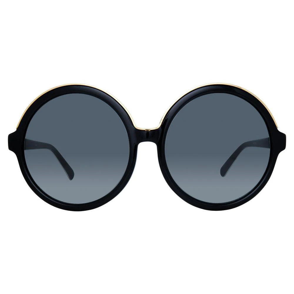 No. 21 Women s Sunglasses Round Black Gold N21S1C1SUN