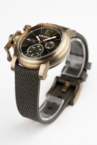 Thumbnail for Graham Chronofighter Vintage Green Bronze Watch 2CVAK.G02A