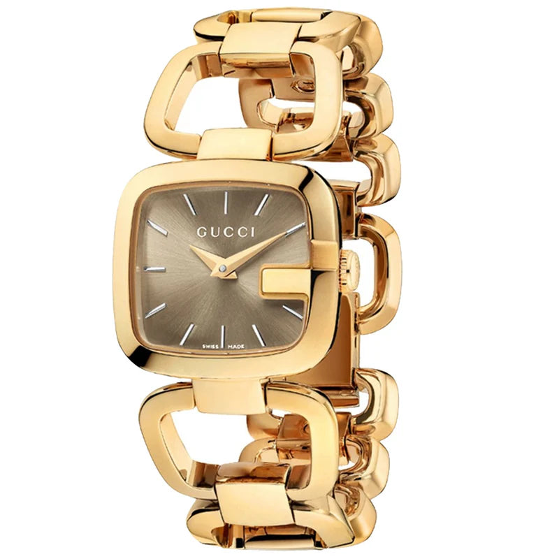 Gucci Watch G Ladies 22mm Gold YA125511 – Watches Crystals