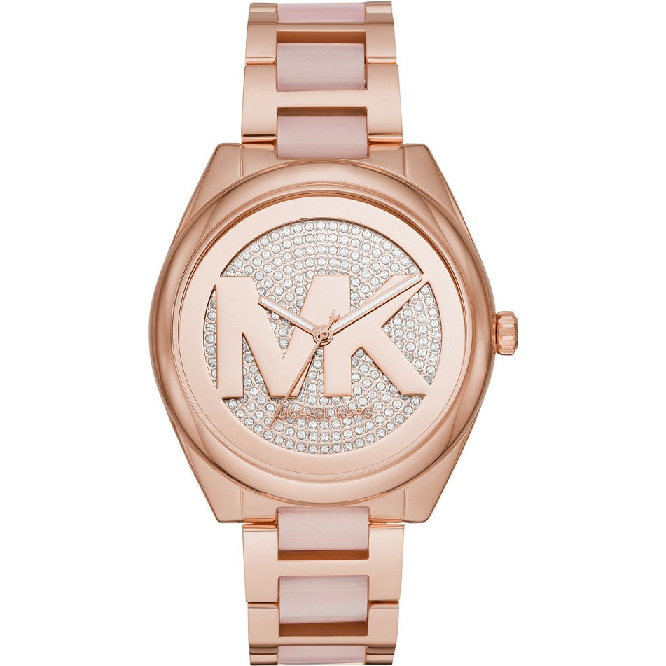 Michael Kors Ladies Watch Janelle 42mm Rose Gold MK7089