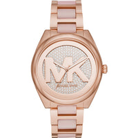 Thumbnail for Michael Kors Ladies Watch Janelle 42mm Rose Gold MK7089