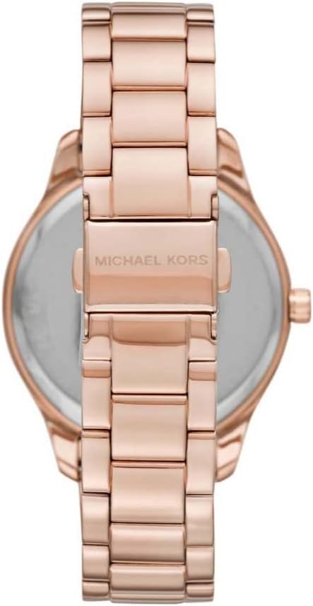 Michael Kors Ladies Watch Layton 38mm Silver Rose Gold MK7297