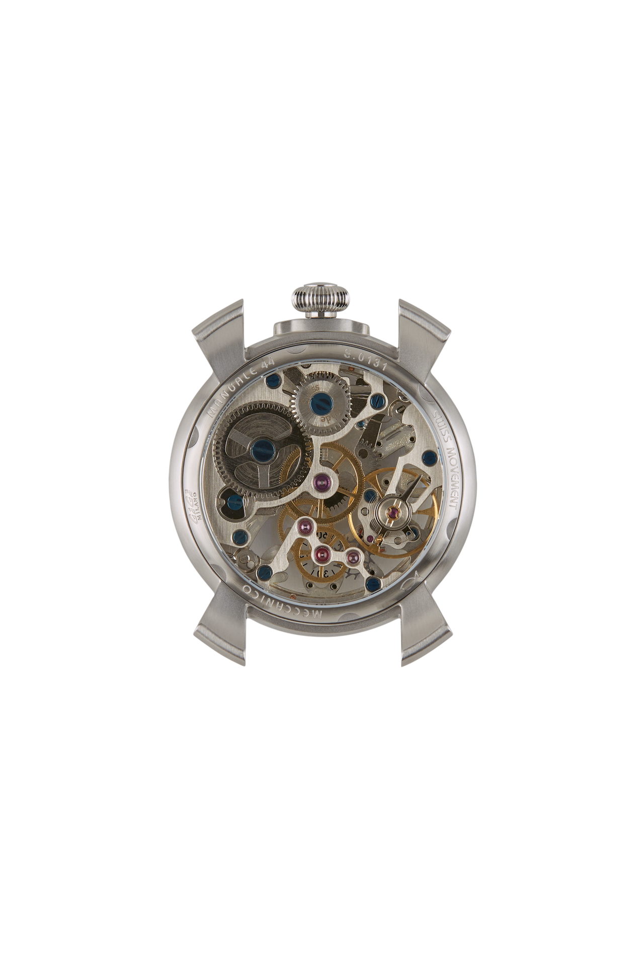GaGà Milano Watch Manuale Forty-Four 44mm Skeleton Steel