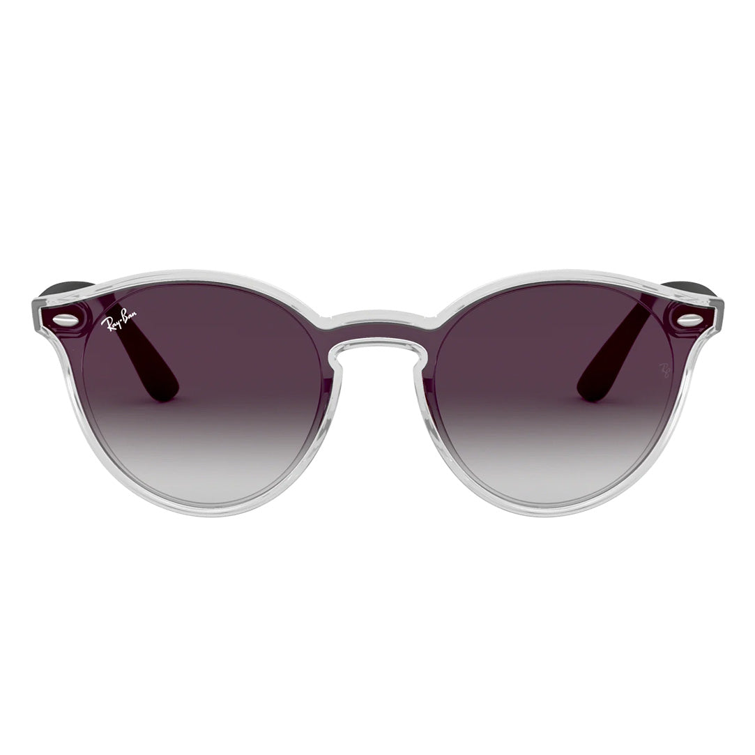Ray-Ban Transparent Grey Mirror Blaze Sunglasses RB4380NF