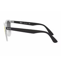 Thumbnail for Ray-Ban Transparent Grey Mirror Blaze Sunglasses RB4380NF