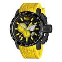 Thumbnail for Metal.ch Men's Chronograph Watch Chronosport Collection 44MM Date Yellow/Black 4469.47