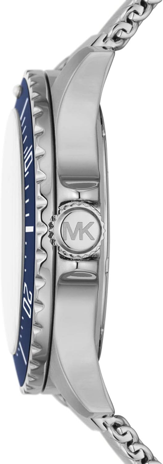 Michael Kors Men's Watch Everest 43mm Blue Silver MK9082