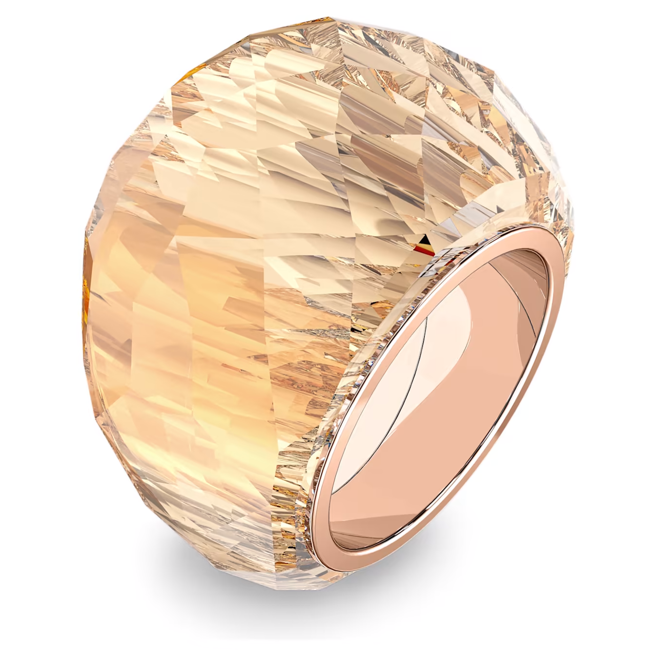Swarovski Creativity Wide Ring rose gold | Wide rings, Rose gold ring,  Simple band
