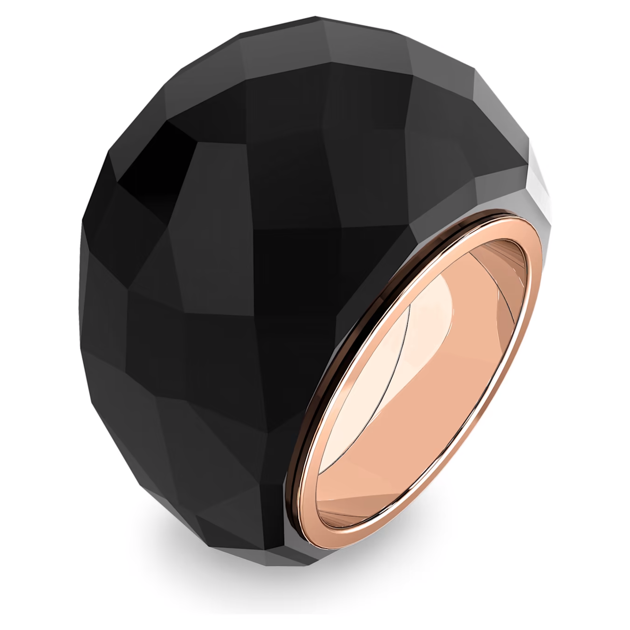 Black crystal ring swarovski discount