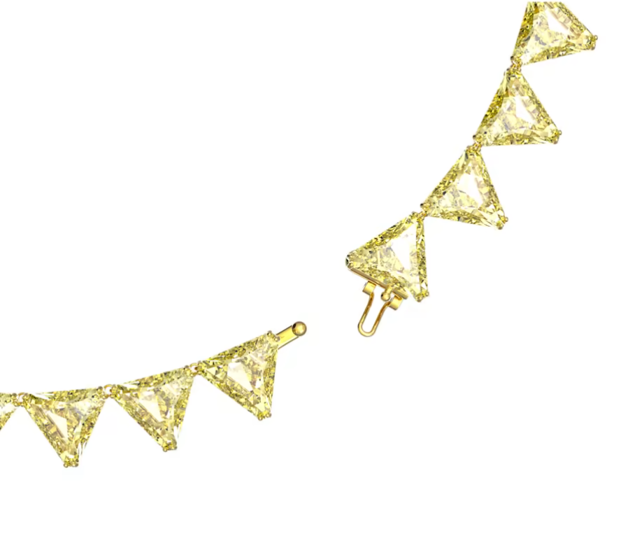 Swarovski Ortyx Yellow Triangle Necklace 5599487