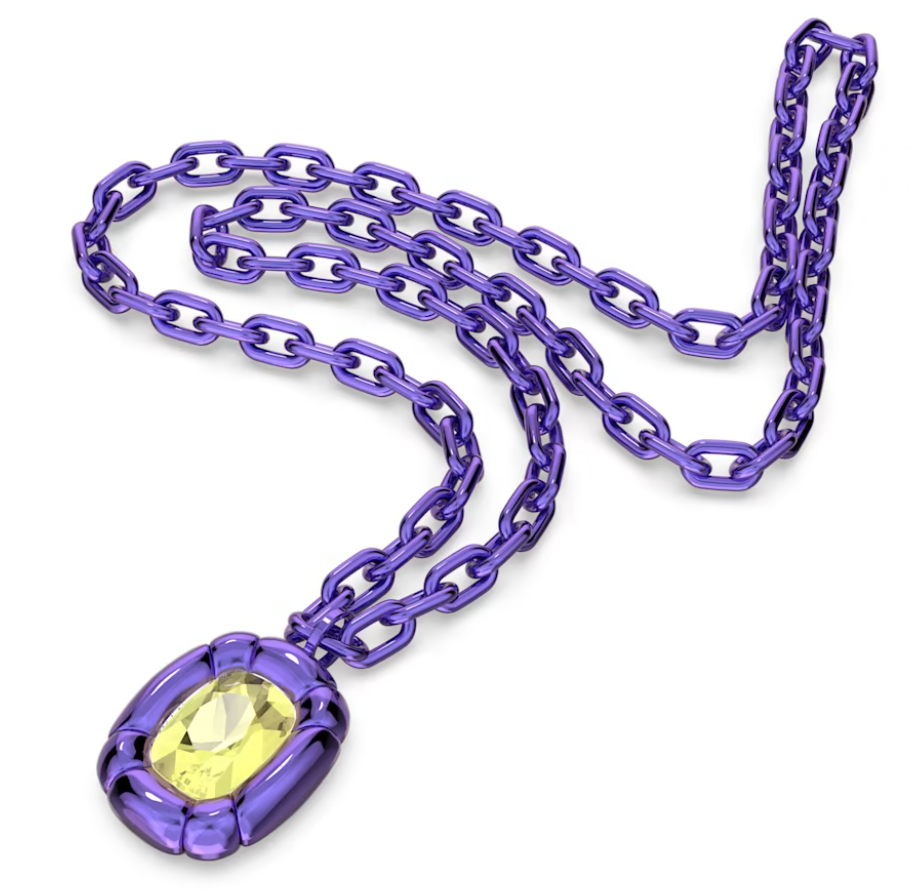 Amethyst 2025 swarovski necklace