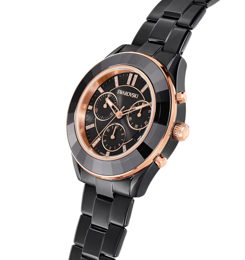 Swarovski Watch Octea Lux Sport Black PVD 5610472 Watches Crystals