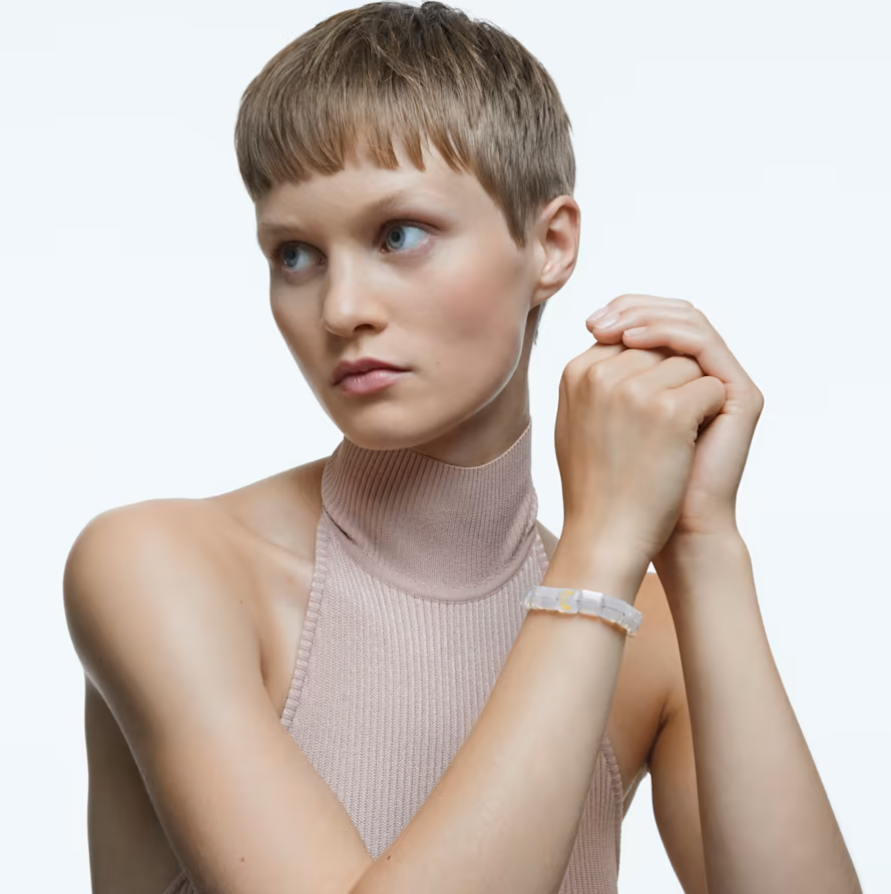 Swarovski crescent 2025 moon bracelet