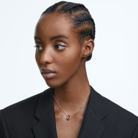 Thumbnail for Swarovski Una Red Pendant 18k Rose Gold Plated 5620550