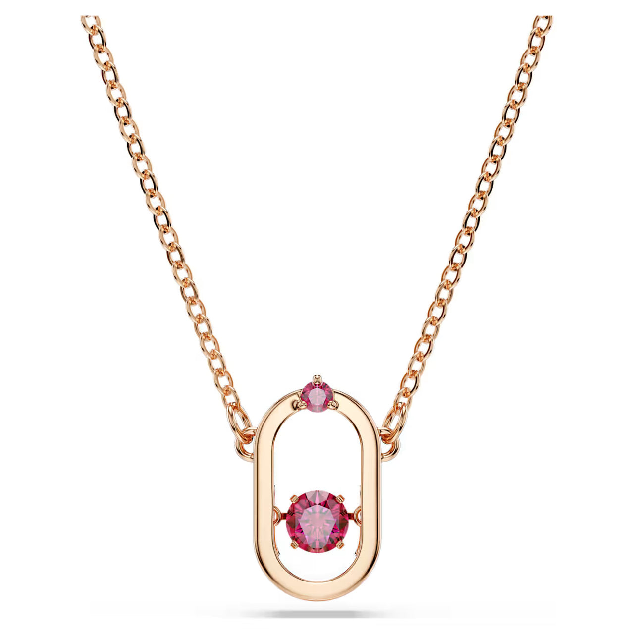 Swarovski Una Red Pendant 18k Rose Gold Plated 5620550
