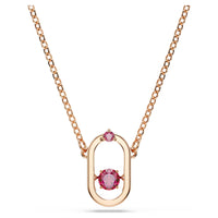 Thumbnail for Swarovski Una Red Pendant 18k Rose Gold Plated 5620550