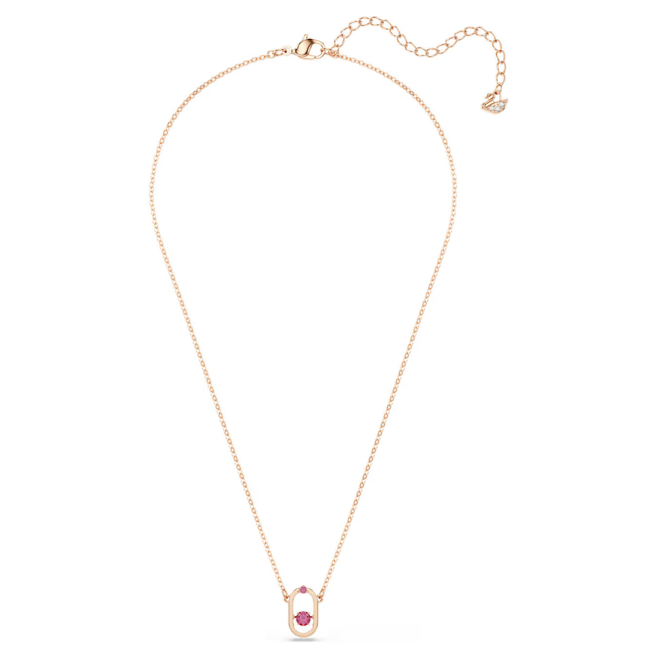 Swarovski Una Red Pendant 18k Rose Gold Plated 5620550
