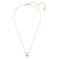 Thumbnail for Swarovski Una Red Pendant 18k Rose Gold Plated 5620550