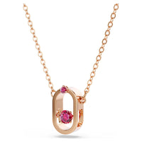 Thumbnail for Swarovski Una Red Pendant 18k Rose Gold Plated 5620550