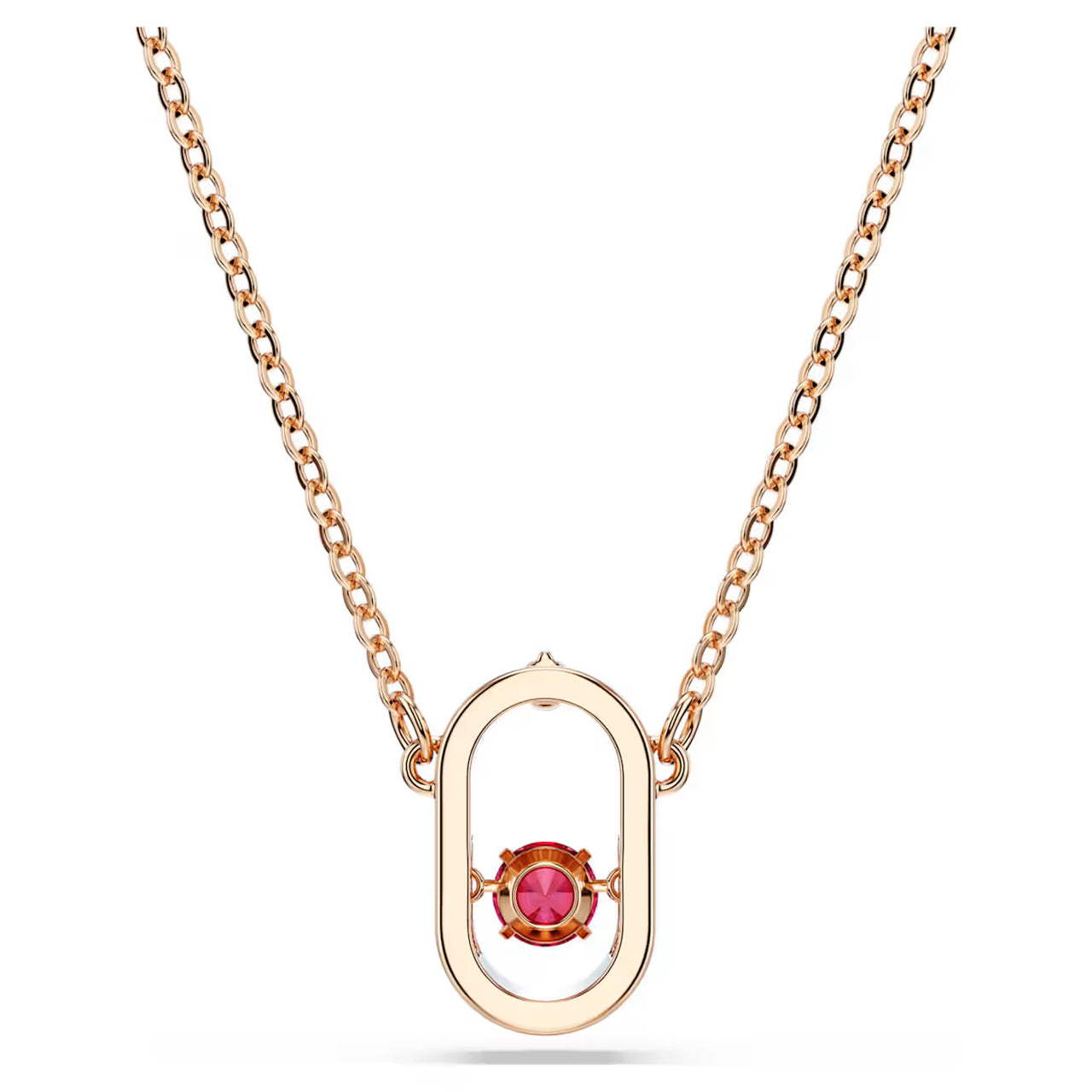 Swarovski Una Red Pendant 18k Rose Gold Plated 5620550