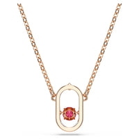 Thumbnail for Swarovski Una Red Pendant 18k Rose Gold Plated 5620550
