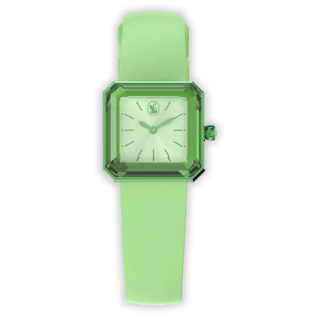 Swarovski Watch Lucent with Silicone Strap Green 5624379