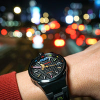 Thumbnail for Bomberg Men's Watch BOLT-68 Neo Automatic Taipei Metropolis Black PVD BF43APBA.09-7.12