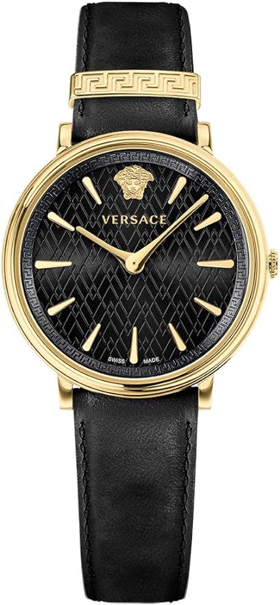 Versace Ladies Watch V-Circle 38mm Black VE8100819