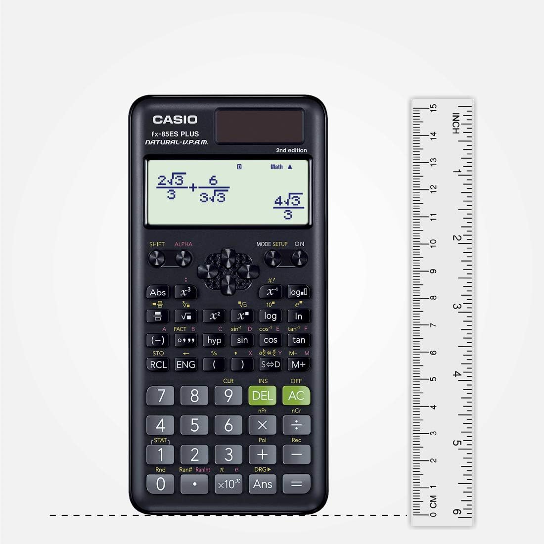 Casio Scientific Calculator FX-82ESPLUS-2 2nd Edition Natural Display