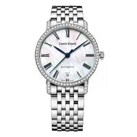 Thumbnail for Louis Erard Ladies Diamond Watch Automatic Excellence White Mother of Pearl 68235FS04.BMA34