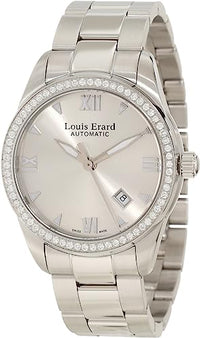 Thumbnail for Louis Erard Automatic Watch Heritage Sport Silver Diamond
