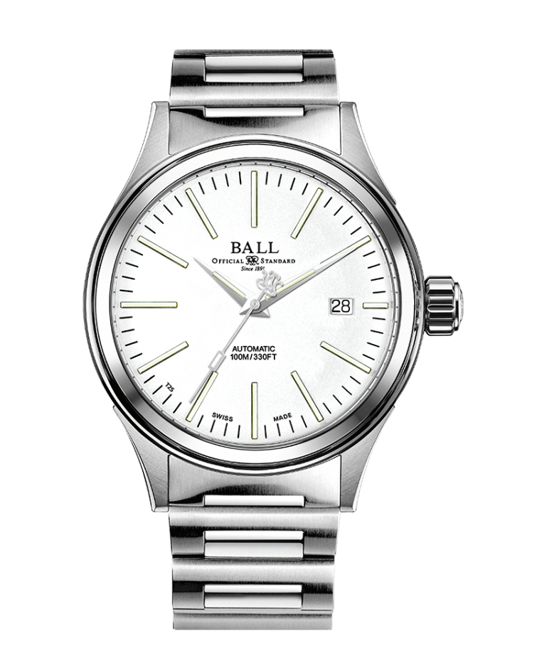 Ball Men's Watch Fireman Enterprise White NM2098C-S20J-WH