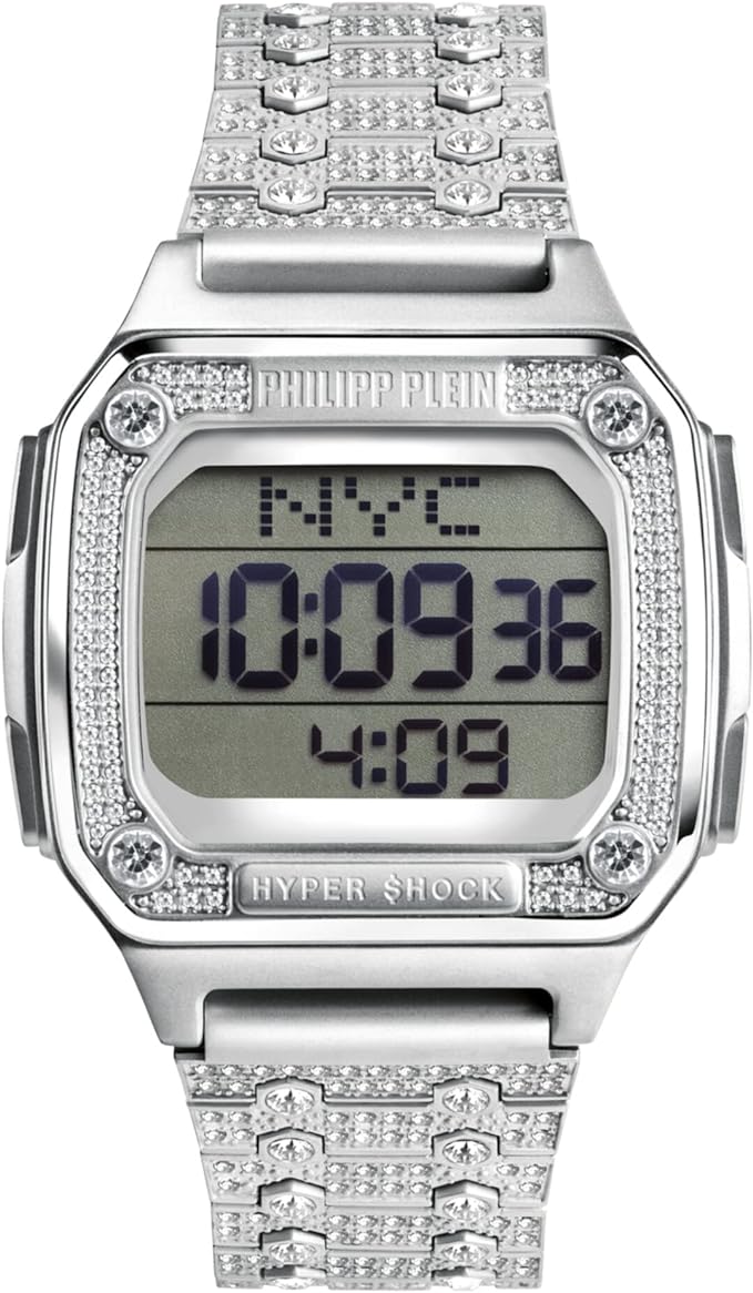 Philipp Plein Watch Hyper Shock Silver PWHAA1121