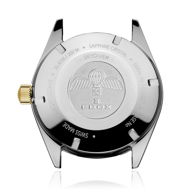 Edox Skydiver Special Edition Watch White 80131 357JNC BI Watches Crystals